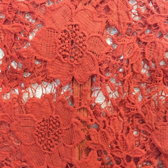 NWOT Boho L'ATISTE Bell Sleeve Lace Fall Dress - Picture 4 of 8
